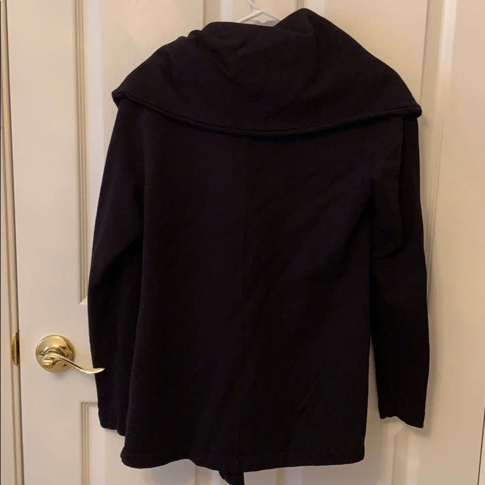 Beyond Yoga shawl collar drape front jacket - Picture 4 of 7